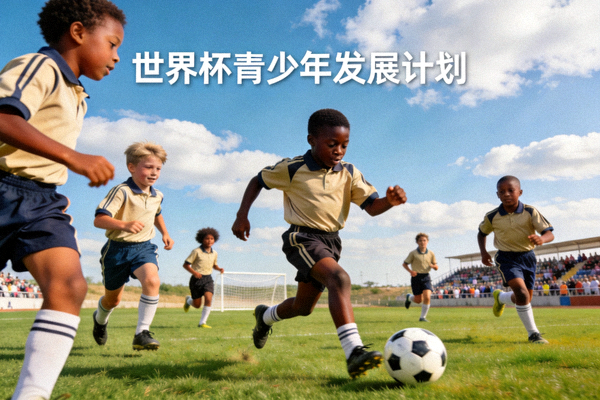 世界杯青少年发展计划新闻图片 - 孩子们在踢足球